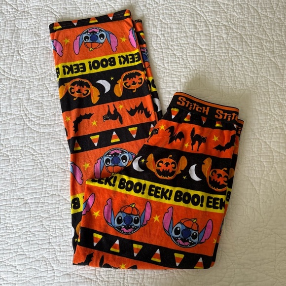 Disney Stich Movie Halloween Themed Fall Pajama Pants Women’s Size XS - Picture 2 of 5